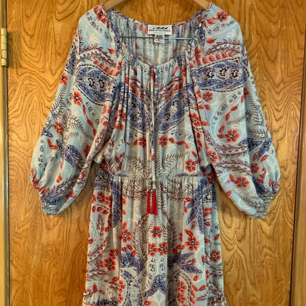 Western inspired long sleeve dress by Back In The Saddle
